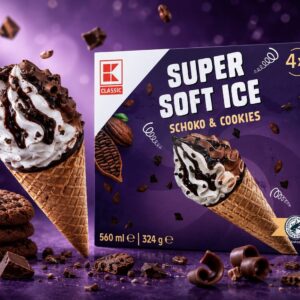 Super soft ice jäätis 4x140ml