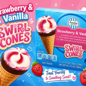 Swirl Cone jäätis 6x120ml