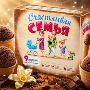 Chocolate ice cream 9x120ml