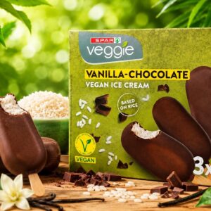 Vanilla-chocolate VEGAN jäätis 3x90ml